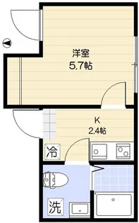 ラ・フォート梅島【2階】の間取り