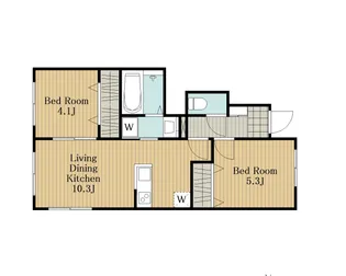 リーブルファイン八潮南川崎Ⅲ【1階】の間取り