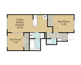 リーブルファイン八潮南川崎Ⅲ【1階】の間取り