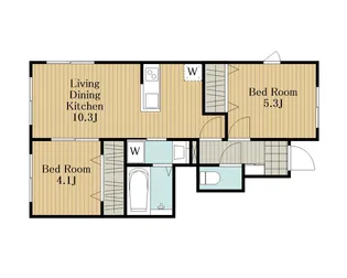 リーブルファイン八潮南川崎Ⅲ【1階】の間取り