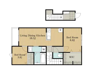 リーブルファイン八潮南川崎Ⅲ【2階】の間取り