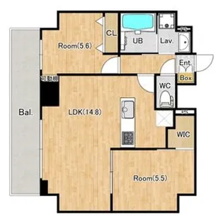 ジーグランデ西日暮里【0401号室】の間取り