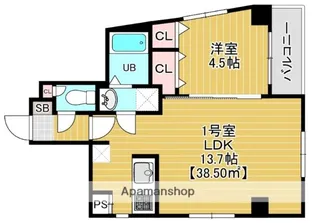 THE HOUSE MINOWA【4階】の間取り