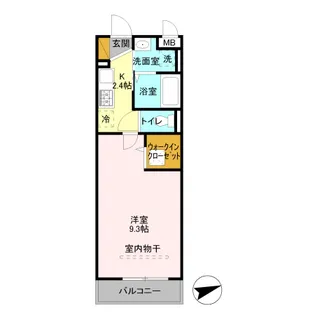 エレガンス・チヨダ Ⅱ【1階】の間取り