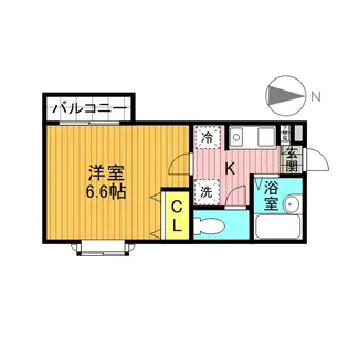 ベルダ・ビレッジオⅡ【2階】の間取り