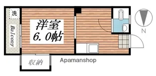 北浦ビル【207号室】の間取り