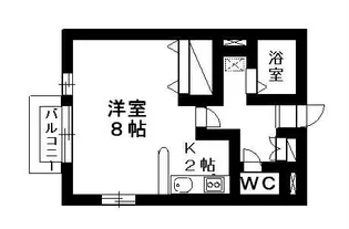 セントラル・クオ【202号室】の間取り