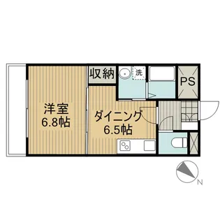 スタシィオン 八潮【1階】の間取り