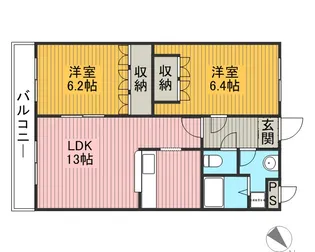 セレーナ・プリマ【2階】の間取り