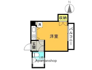 クリオ石川台壱番館【5階】の間取り