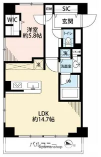 マンション第2多摩川苑【304号室】の間取り