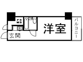 五反田ダイヤモンドマンション【6階】の間取り
