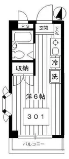 パルテール・谷【3階】の間取り