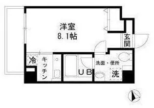 自由が丘カントリー倶楽部【2階】の間取り