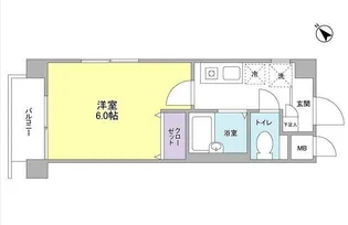 タケオクリスタル等々力【3階】の間取り