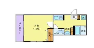 クレール幡ヶ谷【1階】の間取り