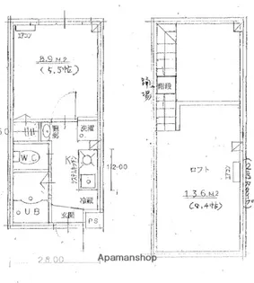 シャトレ西荻窪【2階】の間取り