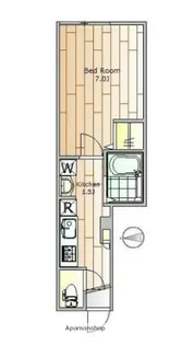 石川台レジデンス【1階】の間取り