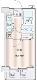 エコロジー都立大学レジデンス【1階】の間取り