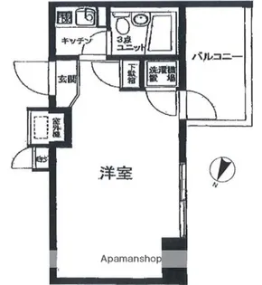 マイキャッスル渋谷JP【8階】の間取り