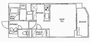 レジディア大井町Ⅱ【8階】の間取り