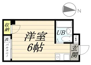サンコート上目黒【4階】の間取り