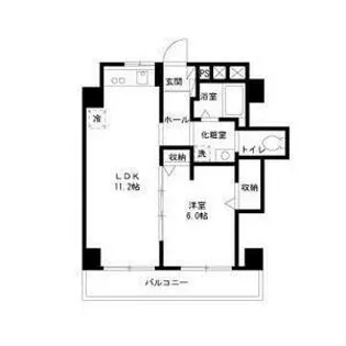 ウイングピア美園【3階】の間取り