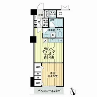 ライオンズマンション白金第3【1階】の間取り