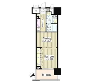 アーレア戸越公園【13階】の間取り