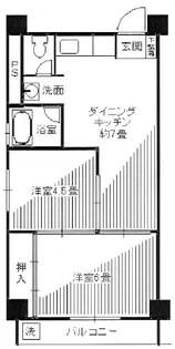 MFPRコート武蔵小山【4階】の間取り