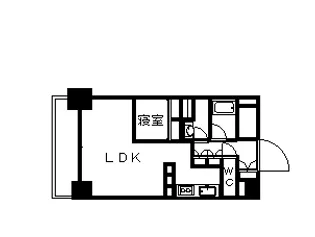 パークキューブ東品川【3階】の間取り