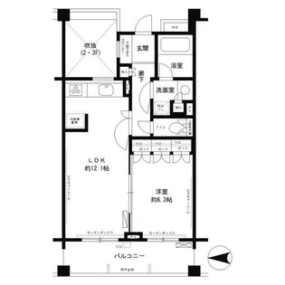 クラッサ成城【1階】の間取り
