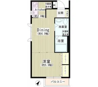 パーク西小山【1階】の間取り