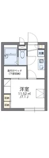 レオパレスシャルマン【2階】の間取り