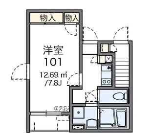 レオネクストレインボーヒルズ【1階】の間取り