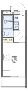 レオパレスアオキ【1階】の間取り