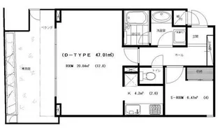 プレアード目黒【103号室】の間取り