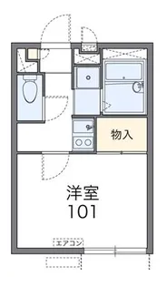 レオパレスエミール【1階】の間取り
