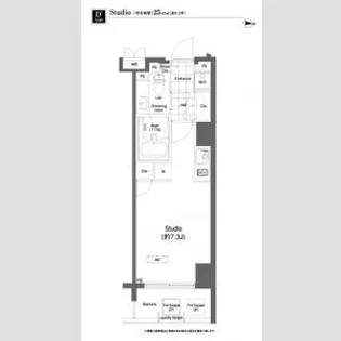 プライムアーバン目黒大橋ヒルズ【1階】の間取り