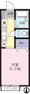 グランシャリオ目黒【1階】の間取り