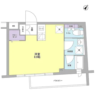 スタイリオ中延ⅡWEST【3階】の間取り