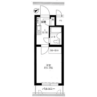 アーバン・ドヌール【1階】の間取り