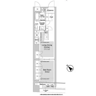 BPRレジデンス渋谷【7階】の間取り
