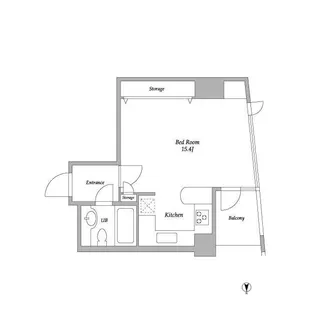 プライムスクェアシティ【4階】の間取り