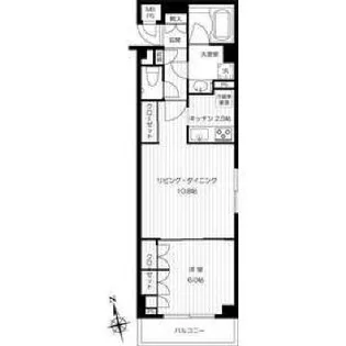 コンフォリア目黒長者丸【3階】の間取り
