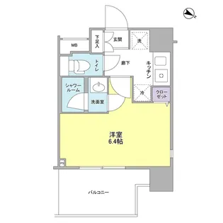 アイルズ東中野【3階】の間取り
