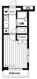 東京都大田区中馬込2丁目【マンション】の間取り