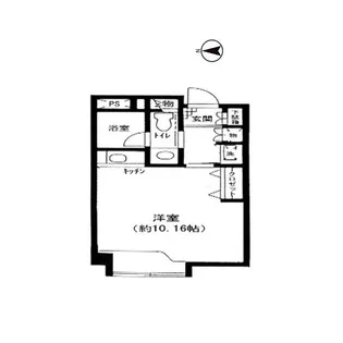 原宿東急アパートメント【2階】の間取り