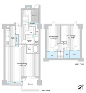 参宮橋マンション【1階】の間取り