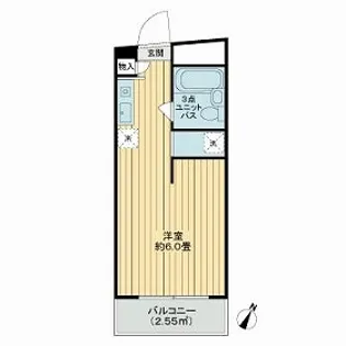 ベルサイユ目黒【1階】の間取り